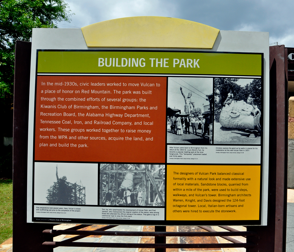 sign about Building the Park